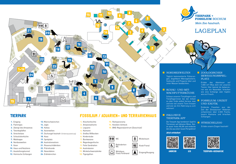 Lageplan Tierpark Bochum